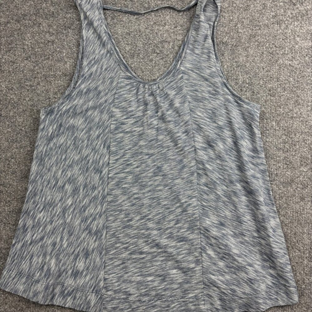 Carve Designs Tank Top Shirt Womens Small Blue Gray Heathered Cotton Modal